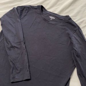 Lands’ End Black long sleeve T New